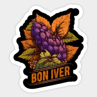 Vintage Bon Iver - Save the Plant Sticker